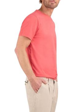 Camiseta El Ganso Basic coral para homem.