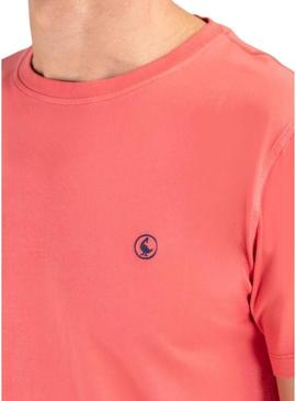 Camiseta El Ganso Basic coral para homem.