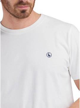Camiseta El Ganso Basic branca para homem.