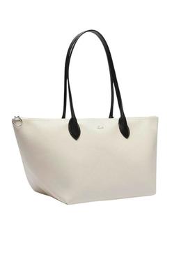 Bolsa Lacoste Athena branca para mulher