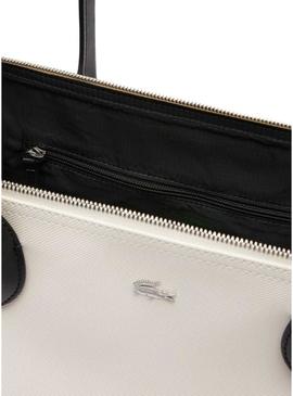 Bolsa Lacoste Athena branca para mulher