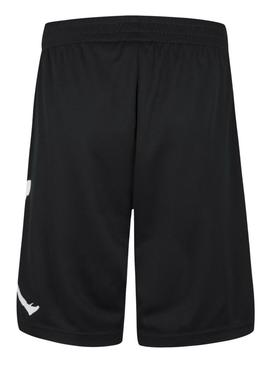 Bermudas Jordan Wrap preto para criança