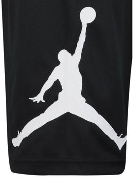 Bermudas Jordan Wrap preto para criança