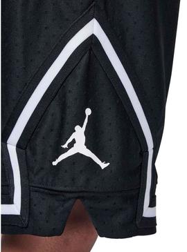 Bermudas Jordan Diamond preto e branco para crianças.