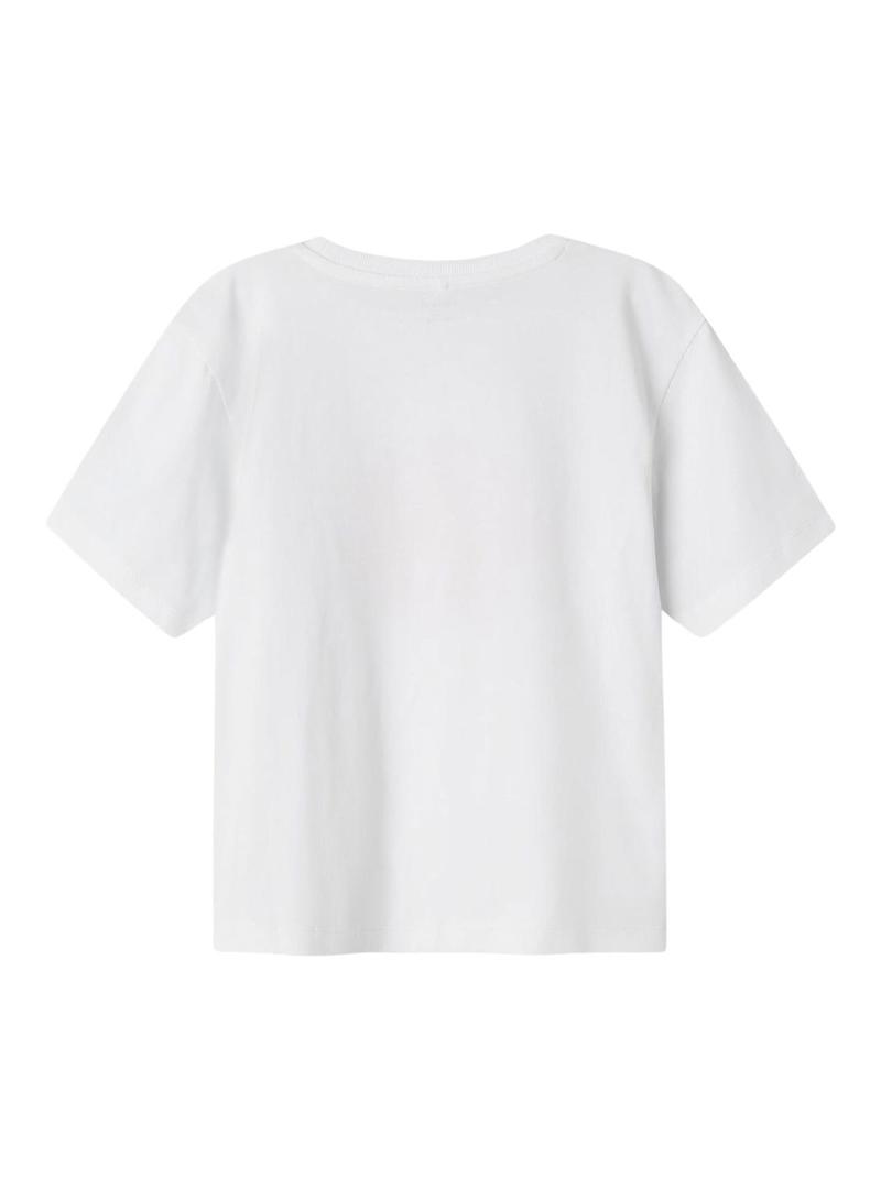 Camiseta Name It Elka branca para menina