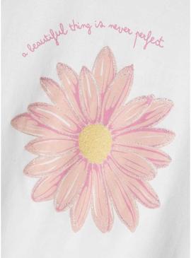 Camiseta Name It Elka branca para menina