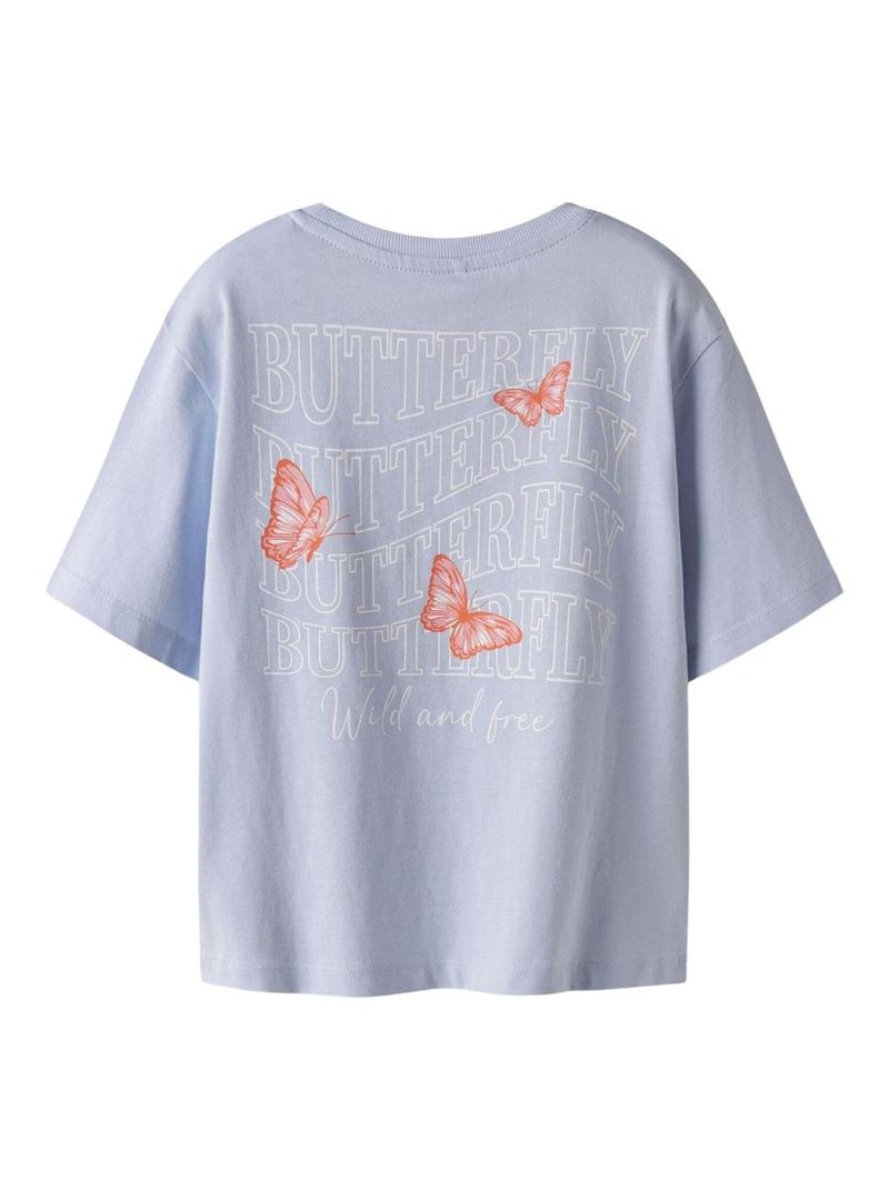 Camiseta Name It Elka azul para menina