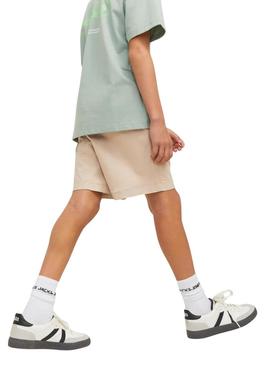  Bermuda Jack and Jones Jaiden tostado para menino