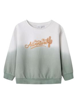 Moletom Name It Akki verde para menino