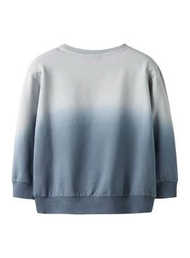 Moletom Name It Akki azul para menino