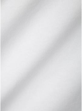 Camiseta Name It Rejaline branca para menina.