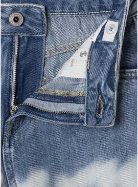Short de brim Pepe Jeans A-Line Cloudy para menina.