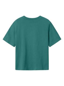 Camiseta Name It Irlan verde para menino