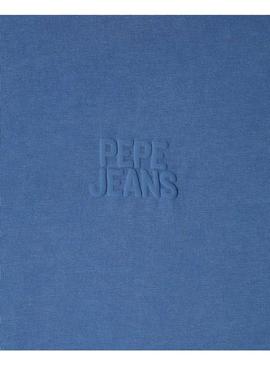 Camiseta Pepe Jeans Charles azul para menino.