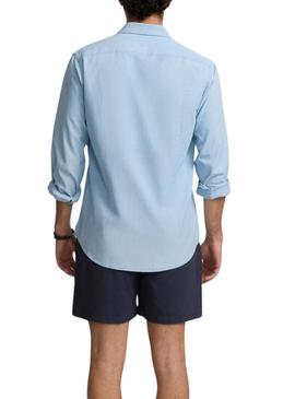  Fato de banho Silbon  Liso azul marino para homem