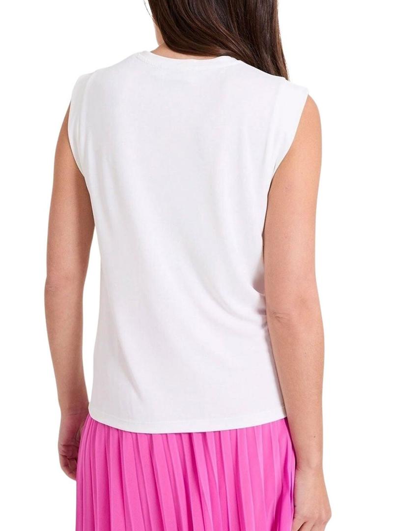 Camiseta Naf Naf Rony branca para mulher.