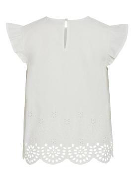 Blusa Vila Vihortensa branca para mulher.