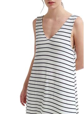 Vestido Vila Vilatia listrado para mulher.