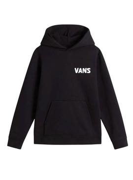 Moletom Vans Headwaves preto para criança.
