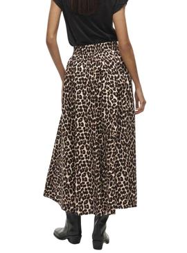 Saia animal print Vila Vivalencia para mulher.