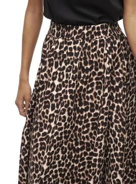 Saia animal print Vila Vivalencia para mulher.