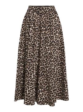 Saia animal print Vila Vivalencia para mulher.