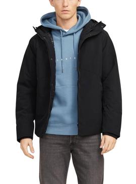 Casaco Jack and Jones Ekeen preto para homem.