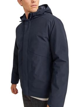 Jaqueta Jack and Jones Ekeen azul marinho para homem.