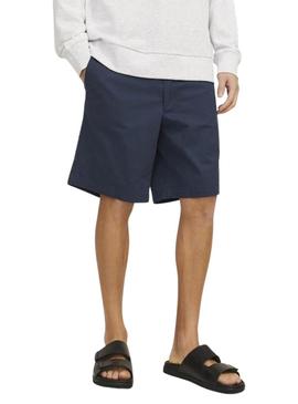 Bermudas Jack and Jones Jaiden azul marinho para homem