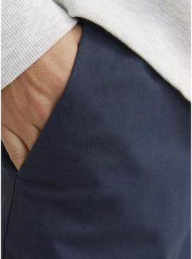 Bermudas Jack and Jones Jaiden azul marinho para homem