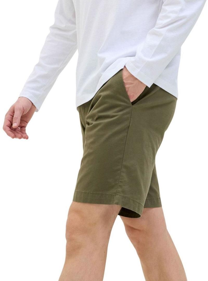 Bermudas Jack and Jones Jaiden verde para homem.