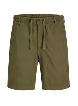 Bermudas Jack and Jones Jaiden verde para homem.