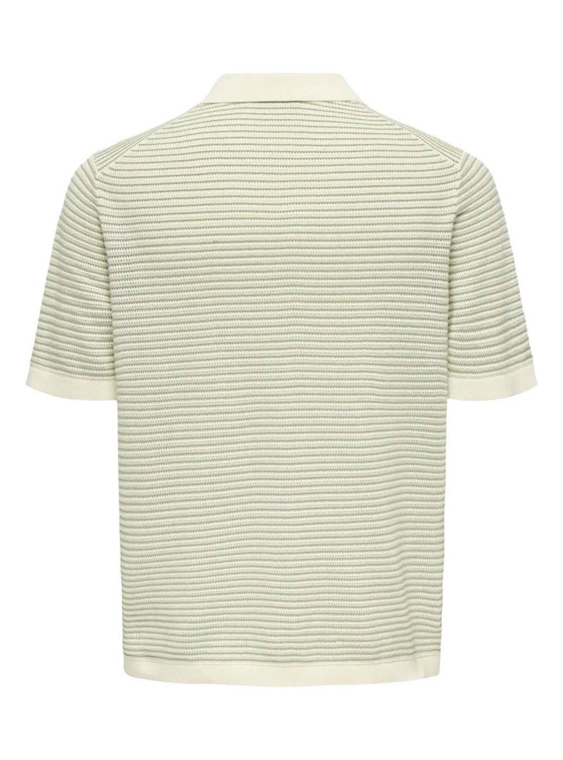  Polo Only and Sons Kian verde e bege para homem.