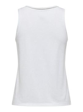Top Only Penny branco apenas para mulheres