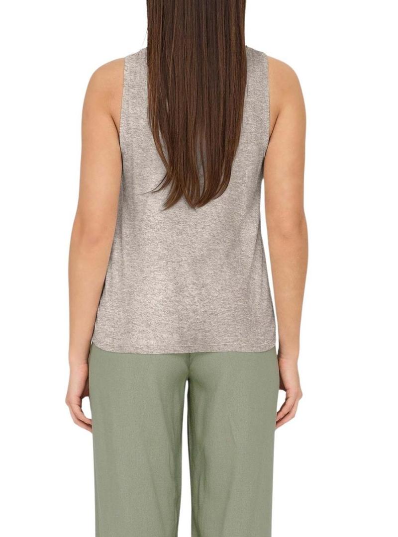 Top Only Penny cinza para mulher.