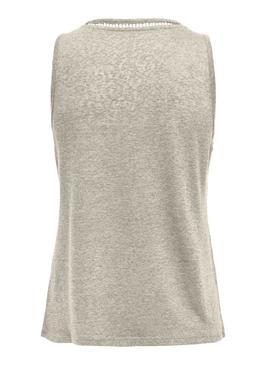 Top Only Penny cinza para mulher.