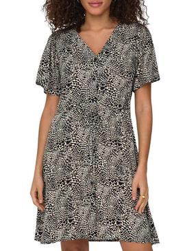Vestido Only Evida animal print para mulher