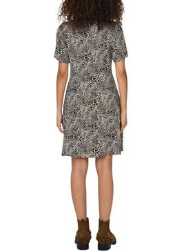 Vestido Only Evida animal print para mulher