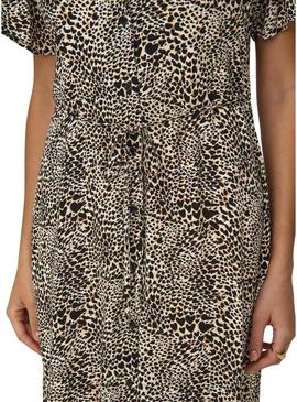 Vestido Only Evida animal print para mulher
