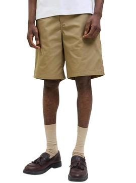 Bermudas Jack and Jones Karl camel para homem.