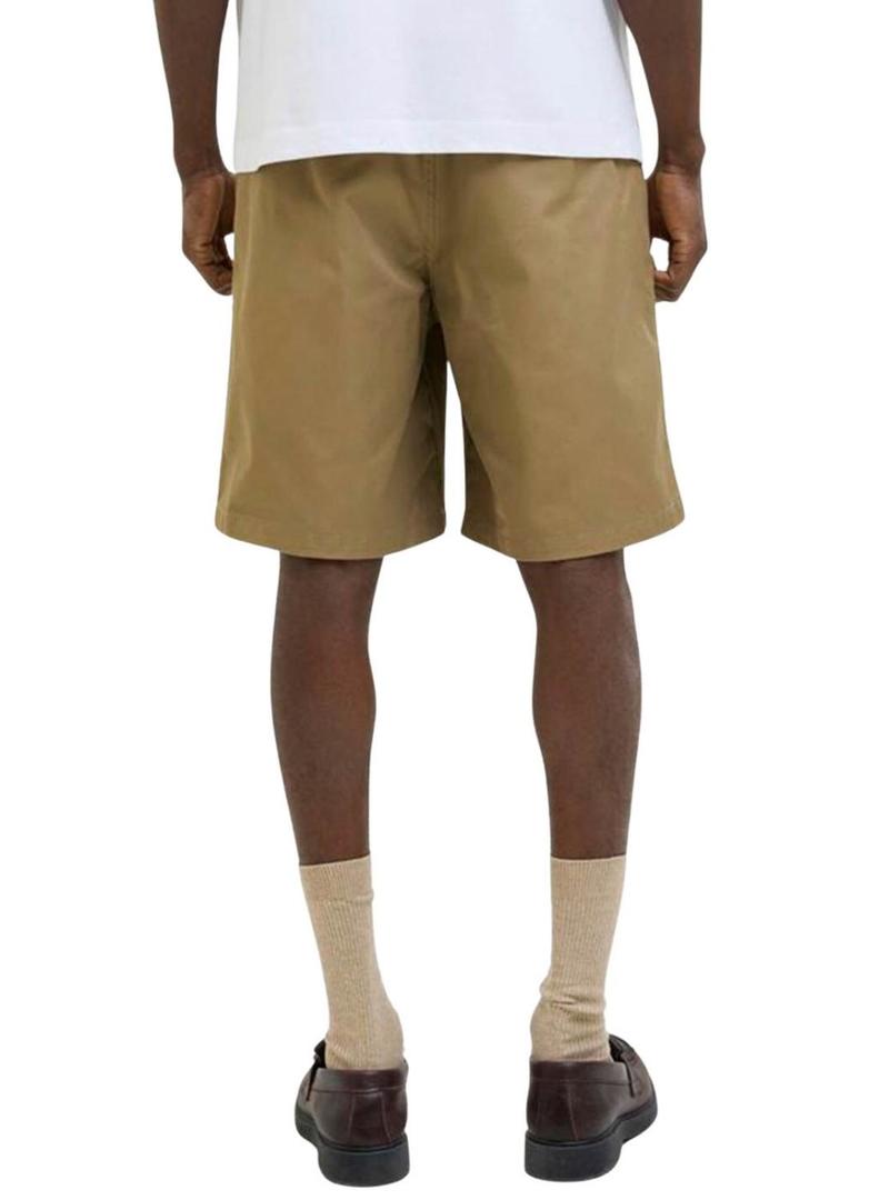 Bermudas Jack and Jones Karl camel para homem.