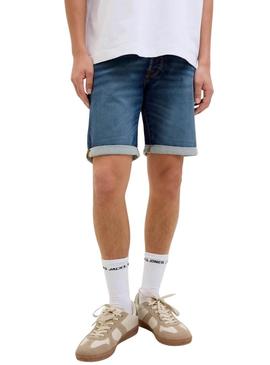 Bermudas jeans Jack and Jones mid para homens