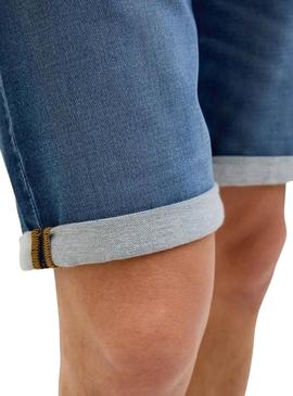 Bermudas jeans Jack and Jones mid para homens
