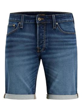 Bermudas jeans Jack and Jones mid para homens