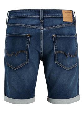 Bermudas jeans Jack and Jones mid para homens