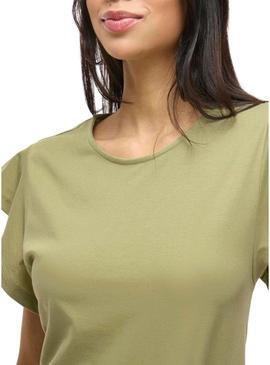 Vestido Vila Visummer midi verde para mulher