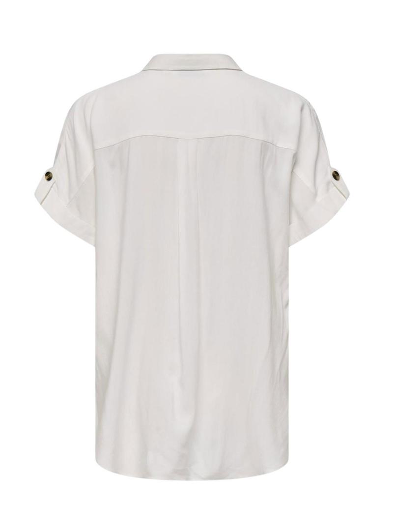 Camisa Only Yasmin branca para mulher