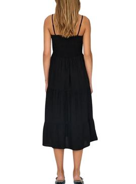 Vestido Only Zelina preto para mulher