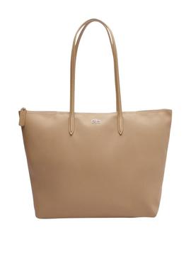 Bolsa Lacoste Tote Beige para Mulher