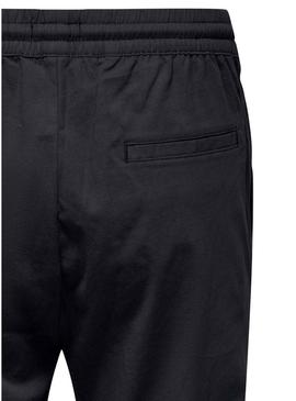 Calça Capri azul marinho Only and Sons para homem.